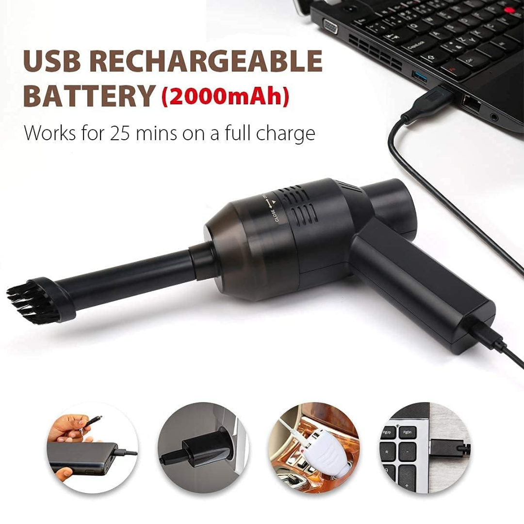 Mini Aspiradora Portátil Recargable
